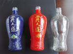 噴涂烤花酒瓶-中華玻璃網